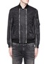Main View - Click To Enlarge - R13 - Double zip front bomber jacket