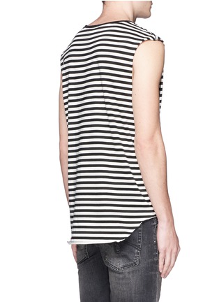 Back View - Click To Enlarge - R13 - Stripe sleeveless T-shirt