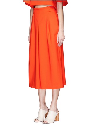 Front View - Click To Enlarge - TIBI - 'Agathe' inverted pleat culottes