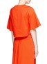 Back View - Click To Enlarge - TIBI - 'Agathe' bell sleeve cropped top