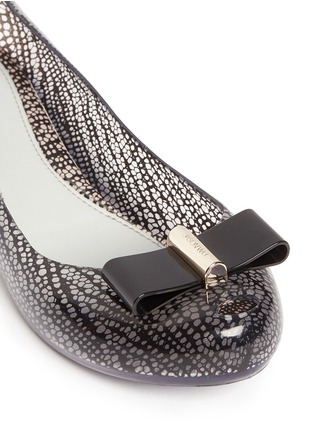 Detail View - Click To Enlarge - MELISSA - x Jason Wu 'Ultragirl VII' lace print bow flats