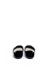 Back View - Click To Enlarge - MELISSA - x Karl Lagerfeld 'Trippy' zip detail PVC flats