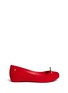 Main View - Click To Enlarge - MELISSA - 'Ultragirl Cat' flocked velvet flats