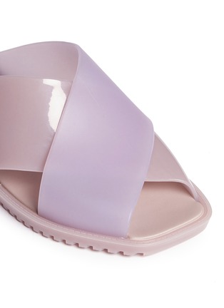 Detail View - Click To Enlarge - MELISSA - 'Sauce' colourblock PVC slide sandals