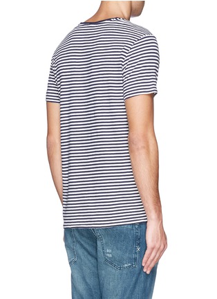 Back View - Click To Enlarge - SCOTCH & SODA - 'Home Alone' stripe cotton jersey T-shirt