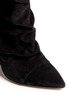 Detail View - Click To Enlarge - ISABEL MARANT - 'Andrew' cone heel suede leather boots