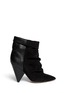 ISABEL MARANT - 'Andrew' cone heel suede leather boots
