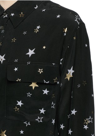 Detail View - Click To Enlarge - EQUIPMENT - 'Signature' star print shirt