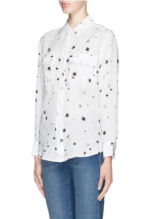Front View - Click To Enlarge - EQUIPMENT - 'Signature' star print shirt