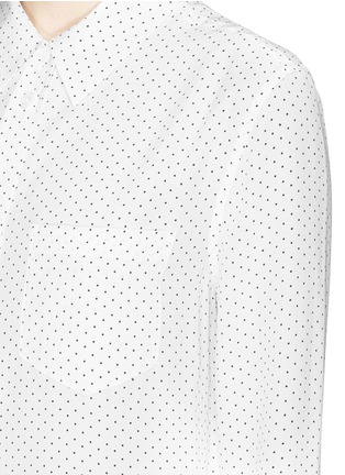 Detail View - Click To Enlarge - EQUIPMENT - 'Reese' polka dot print shirt