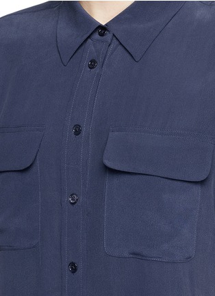 Detail View - Click To Enlarge - EQUIPMENT - 'Slim Signature' silk crepe shirt