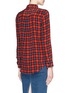 Back View - Click To Enlarge - EQUIPMENT - 'Slim Signature' tartan plaid shirt
