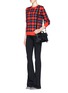 Figure View - Click To Enlarge - EQUIPMENT - 'Shane' buffalo check plaid sweater