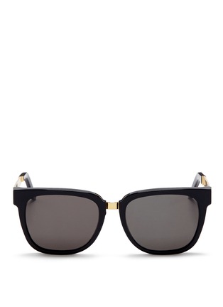 Main View - Click To Enlarge - SUPER - 'People' D-frame acetate sunglasses