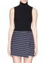 Main View - Click To Enlarge - ELIZABETH AND JAMES - Rib knit turtleneck sleeveless sweater