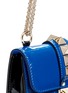 Detail View - Click To Enlarge - VALENTINO GARAVANI - 'Rockstud Lock' mini colourblock patent leather chain bag