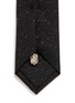 Detail View - Click To Enlarge - LANVIN - Embroidered wool-silk-nylon skinny tie