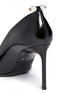 Detail View - Click To Enlarge - LANVIN - Pearl screw ornament leather pumps