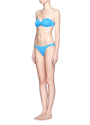 Figure View - Click To Enlarge -  - Martinique twisted front bandeau bikini top