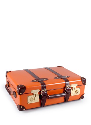 Figure View - Click To Enlarge - GLOBE-TROTTER - Centenary 21" trolley case - Orange