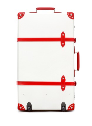 Back View - Click To Enlarge - GLOBE-TROTTER - Limited Edition X+Q Art 33" wheeled suitcase