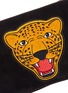 Detail View - Click To Enlarge - CHARLOTTE OLYMPIA - Varsity suede pouch with tiger mascot badge