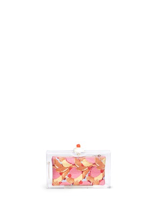 Back View - Click To Enlarge - CHARLOTTE OLYMPIA - Delicious Pandora box clutch