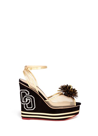 Main View - Click To Enlarge - CHARLOTTE OLYMPIA - Cheerleader wedges