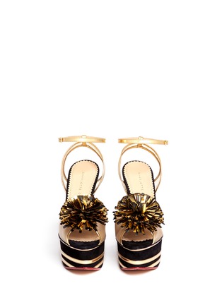 Figure View - Click To Enlarge - CHARLOTTE OLYMPIA - Cheerleader wedges