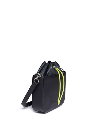 Front View - Click To Enlarge - ALEXANDER WANG - Leather drawstring tote