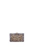 Main View - Click To Enlarge - CHARLOTTE OLYMPIA - Leopard Pandora box clutch