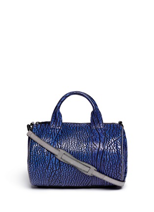 Main View - Click To Enlarge - ALEXANDER WANG - 'Rockie' brush leather duffle