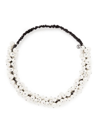 Main View - Click To Enlarge - MAISON MICHEL - 'Astrid' faux pearl headband