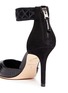 Detail View - Click To Enlarge - B BY BRIAN ATWOOD - 'Mariale' patchwork strap snakeskin d'Orsay pumps