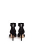 Back View - Click To Enlarge - B BY BRIAN ATWOOD - 'Mariale' patchwork strap snakeskin d'Orsay pumps