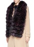 Front View - Click To Enlarge - HOCKLEY - 'Barbet' fox fur scarf