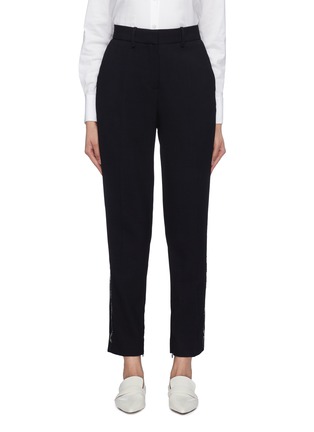 Main View - Click To Enlarge - VICTORIA, VICTORIA BECKHAM - Wavy bugle bead outseam pants