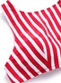 Detail View - Click To Enlarge - ARAKS - 'Joy' stripe high neck swim top
