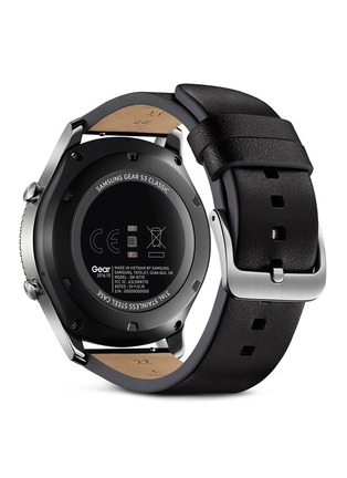 Back View - Click To Enlarge - SAMSUNG - Gear S3 smartwatch — Classic