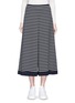 Main View - Click To Enlarge - KUHO - Stripe cropped wide leg pants