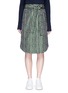 Main View - Click To Enlarge - KUHO - Belted polka dot jacquard skirt