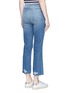 Back View - Click To Enlarge - J BRAND - 'Selena' distressed cropped boot cut jeans