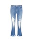 Main View - Click To Enlarge - J BRAND - 'Selena' distressed cropped boot cut jeans