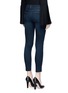 Back View - Click To Enlarge - J BRAND - 'Cross Hatch' stagger cuff cropped skinny jeans