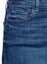 Detail View - Click To Enlarge - J BRAND - 'Roleen' frayed hem stretch denim skirt