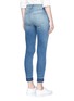 Back View - Click To Enlarge - J BRAND - 'Capri' letout cuff cropped skinny jeans