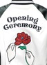  - OPENING CEREMONY - 'Gestures' floral patch reversible silk bomber jacket