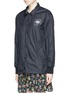 Front View - Click To Enlarge - OPENING CEREMONY - Logo print nylon coach jacket