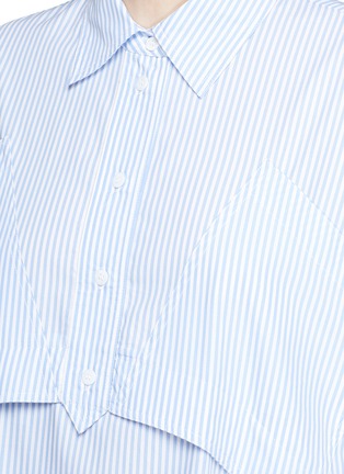 Detail View - Click To Enlarge - OPENING CEREMONY - Stripe dolman sleeve poplin dress
