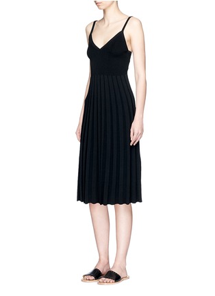 Figure View - Click To Enlarge - ELIZABETH AND JAMES - 'Bonnie' rib knit camisole dress